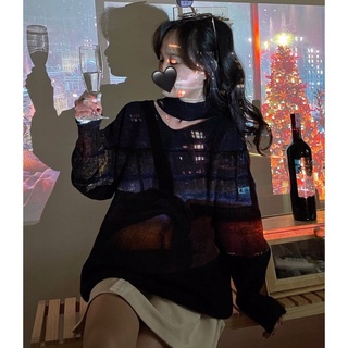 Áo len trơn cut out
