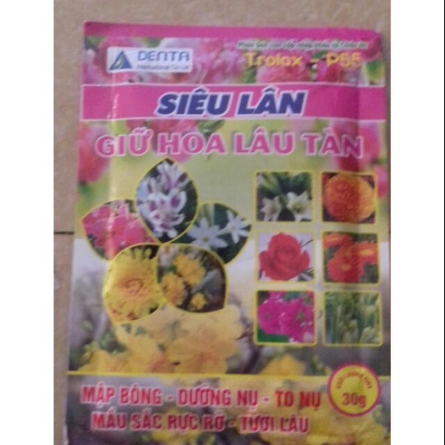 Phân bón cao cấp giữ hoa lâu tàn