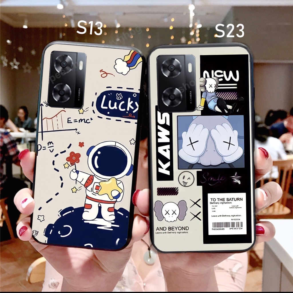 Ốp lưng Oppo A57 2022 4G in hình be@r brick mars thời trang, phi hành gia, vũ trụ siêu đẹp Như Ý