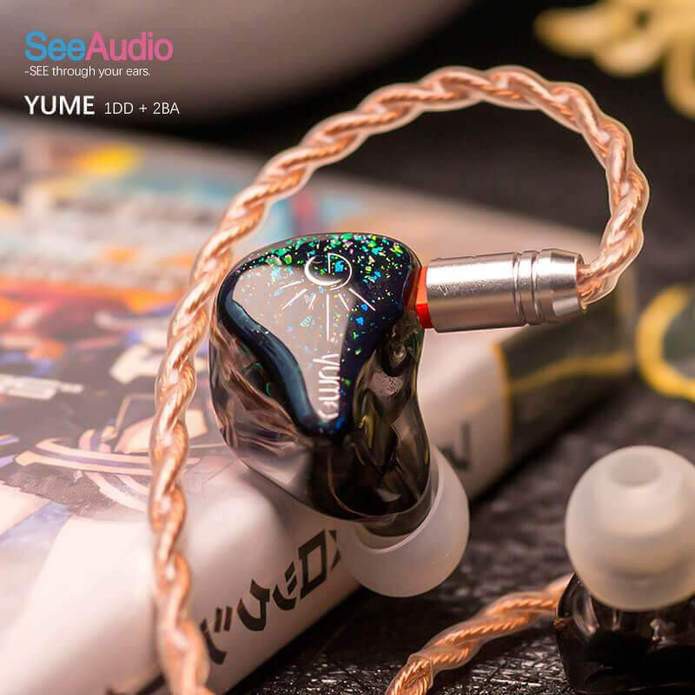 Tai nghe SeeAudio Yume - Hàng chính hãng | 1DD+2BA, 2pin-3.5mm, Âm thanh thoáng đãng, bay bổng