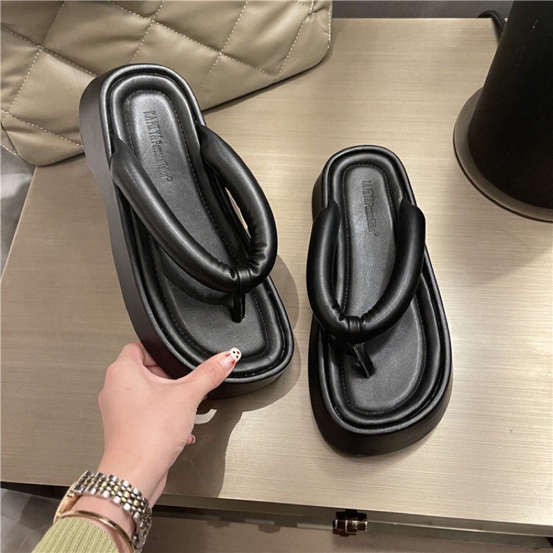 Dép xỏ ngón đến dày ullazzang , hàng quảng châu cao cấp