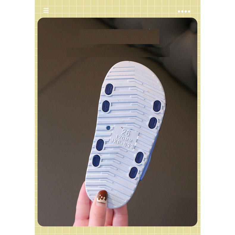 Dép quai hậu bé trai bé gái nhiều màu, nhiều họa tiết Hoa Quả đáng yêu, dép siêu nhẹ chống trơn trượt - TD26