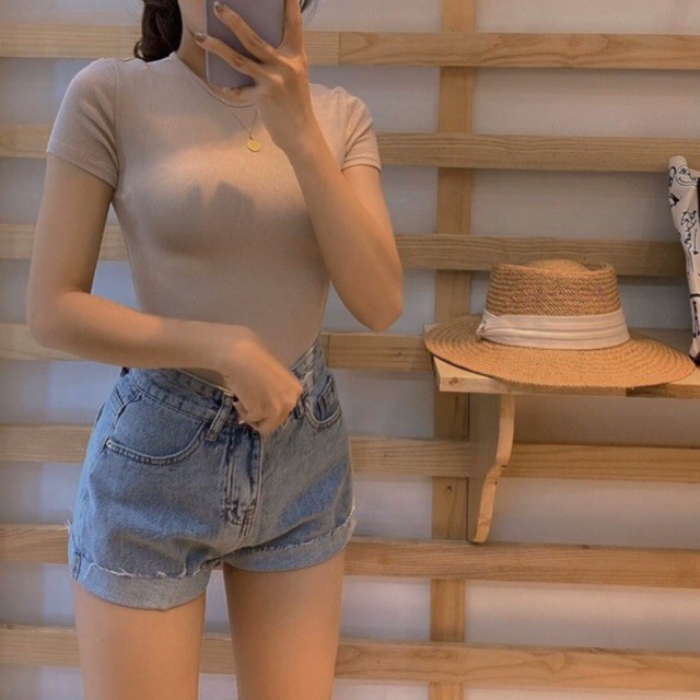 ÁO BODYSUIT ÔM DÁNG XUẤT ÂU HAI KIỂU(ảnh thật) | BigBuy360 - bigbuy360.vn