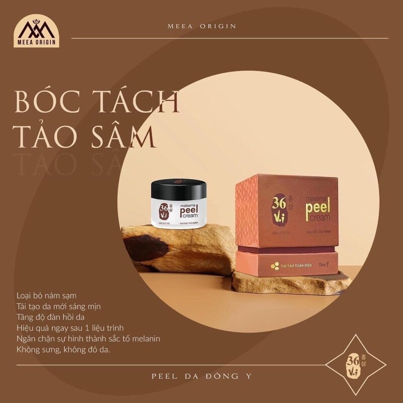 Peel da tảo sâm Meea Organic