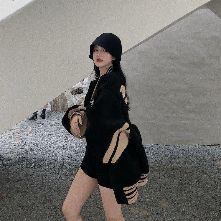 Jiashucheng Áo Khoác Lót Lông Cừu Dày Dặn Phong Cách Mỹ Cổ Điển Thời Trang Thu Đông Mới Cho Nữ