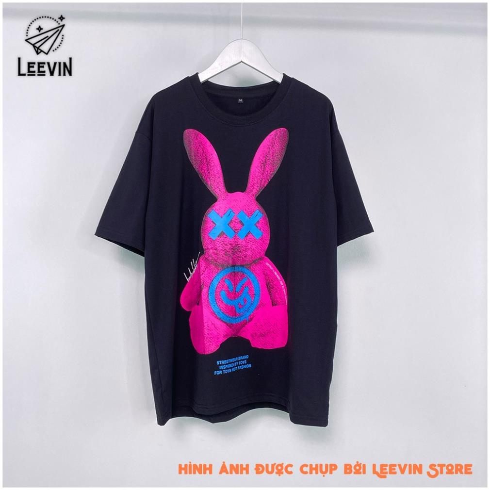 Áo thun Bad Rabbit TOY KING Unisex Nam Nữ Form Rộng Giấu Quần - Leevin Store ྇