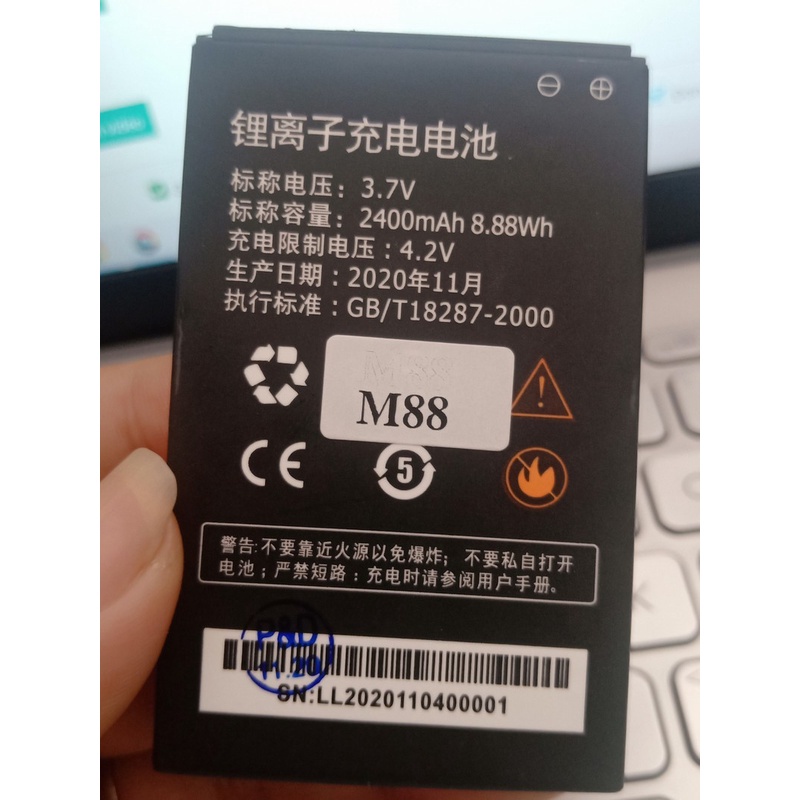 [Bảo Hành 12 Tháng [Pin 2400mAh tương thích sử dụng cho cục phát wifi MF80/A800/ A900/ M80/ M89/ M88/ M90/ M100/RS803