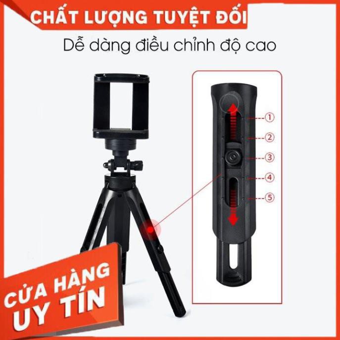 [Hàng loại 1] Chân quay điện thoại, chân đế chụp ảnh cho điện thoại, chân đế quay Tripod mini 360 độ