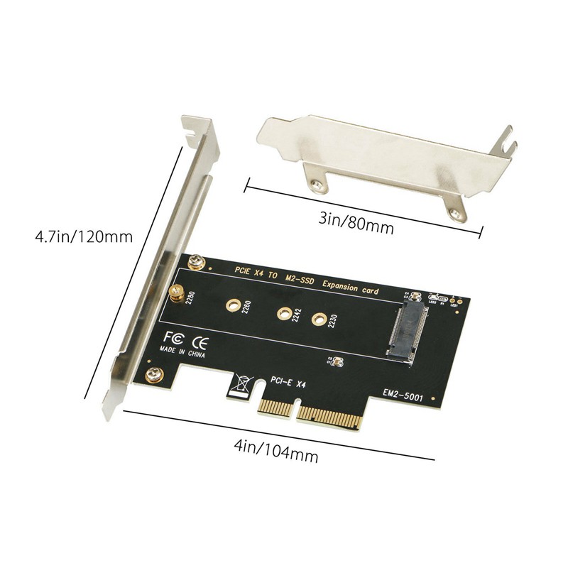 M.2 Nvme Ssd Ngff To Pcie 3.0 X4/X8/X16 Adapter Pcie To M2 Expansion Card M Key Interface Card Full Speed