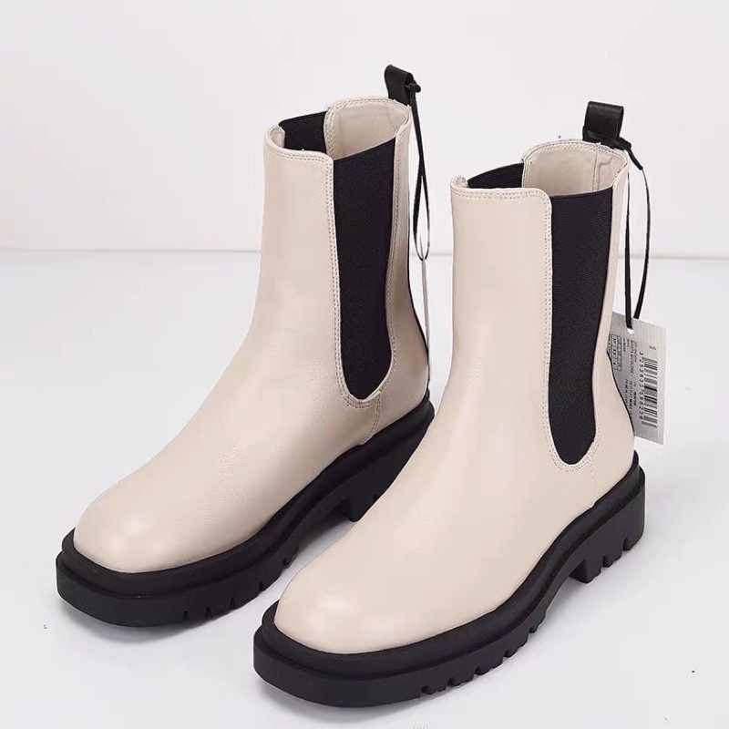 Chunky boots da - 2 mẫu. hàng xuất uk