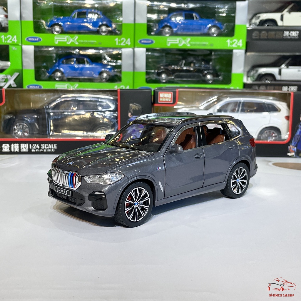 Mô hình xe ô tô hợp kim BMW X5 Driver tỉ lệ 1:24 Carshop hãng Newao 3 màu