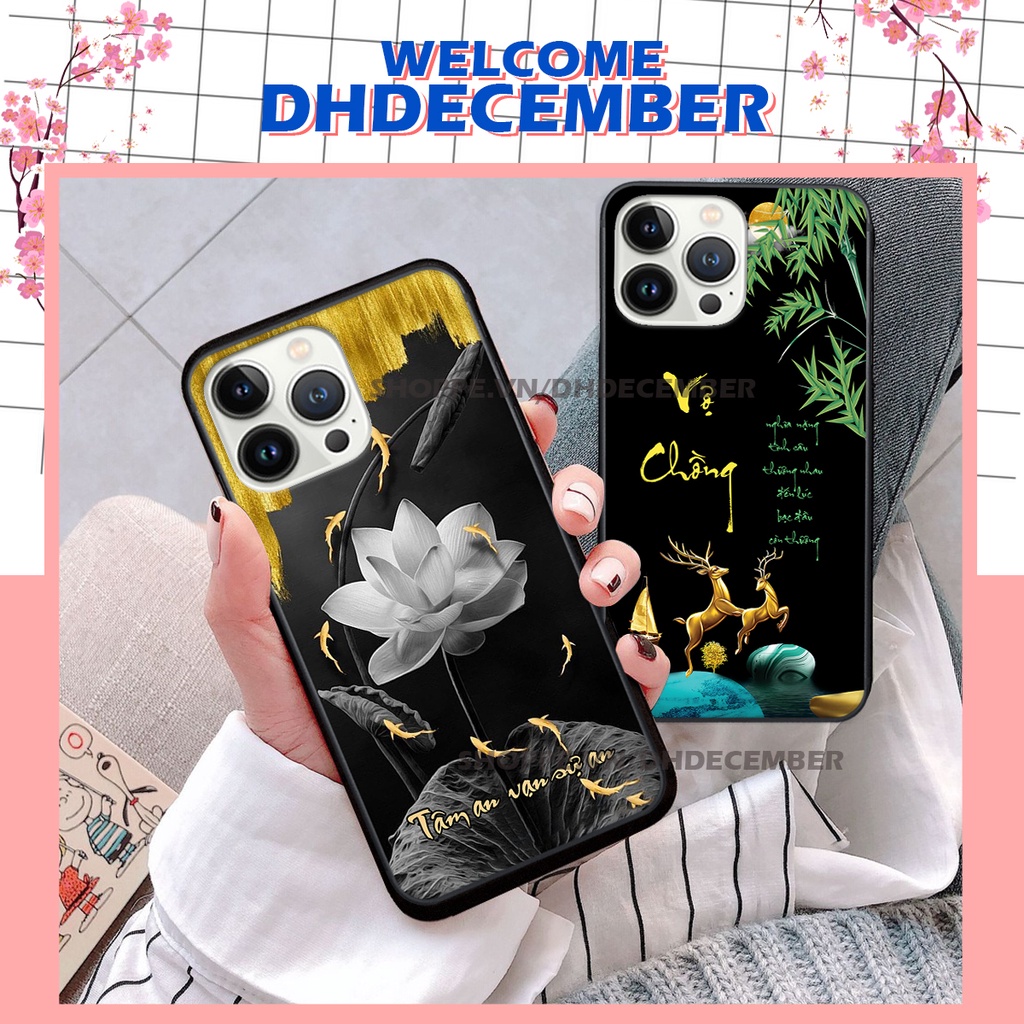 Ốp lưng iphone 12 PRO / 12 PRO MAX in hình thư pháp tâm an vạn sự an ,mã đáo thành công SIÊU CHẤT