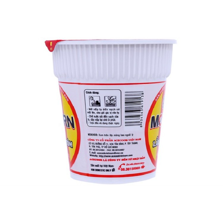 Thùng 24 ly mì modern lẩu thái tôm 65g Acecook | BigBuy360 - bigbuy360.vn