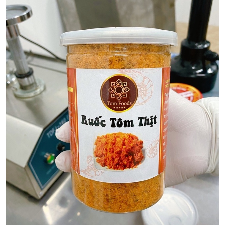 500G Ruốc Tôm Thịt TOMFOODS - Loại Đặc Biêt- Chuỗi Thương Hiệu Thương Mại đầu Tiên Tại Quảng Ninh Hạ Long