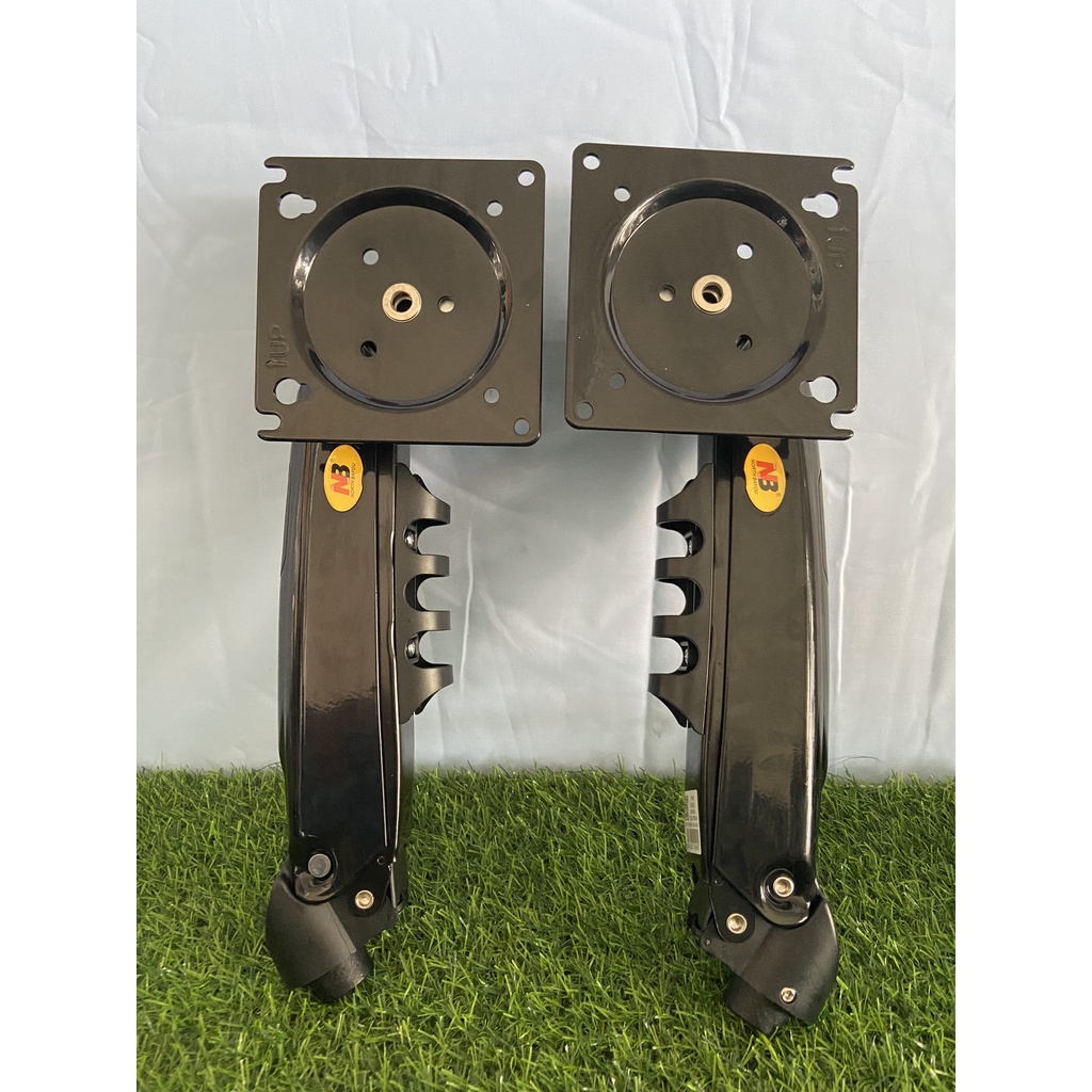Giá treo hai màn hình NB F160  - Xoay 360 độ - Dual Arm Monitor.