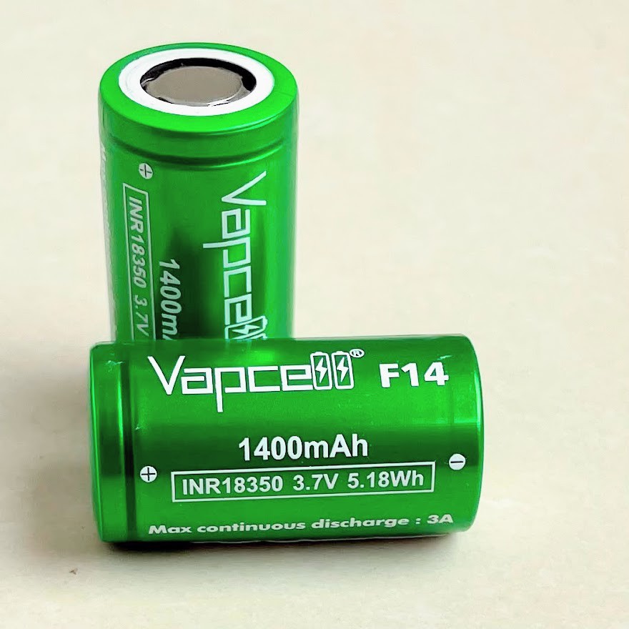 [P28] Pin sạc Vapcell F14 18350 1400mah 3A lithium 3.7v