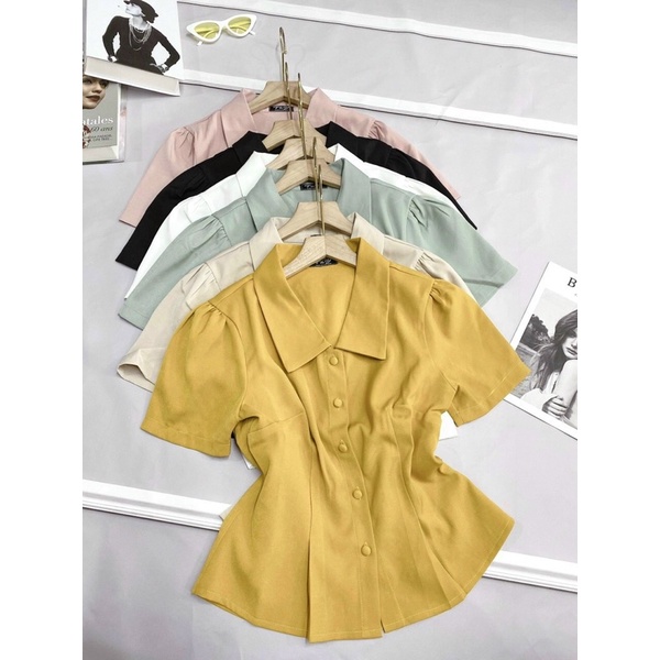 ÁO KIỂU THIẾT KẾ FORM NGẮN