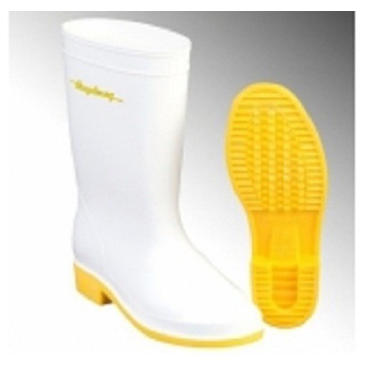 Ủng Nhựa/ Ủng công Nhân Thùy Dương- Màu Trắng Vàng - 287 (Kèm Hình Thật) | BigBuy360 - bigbuy360.vn