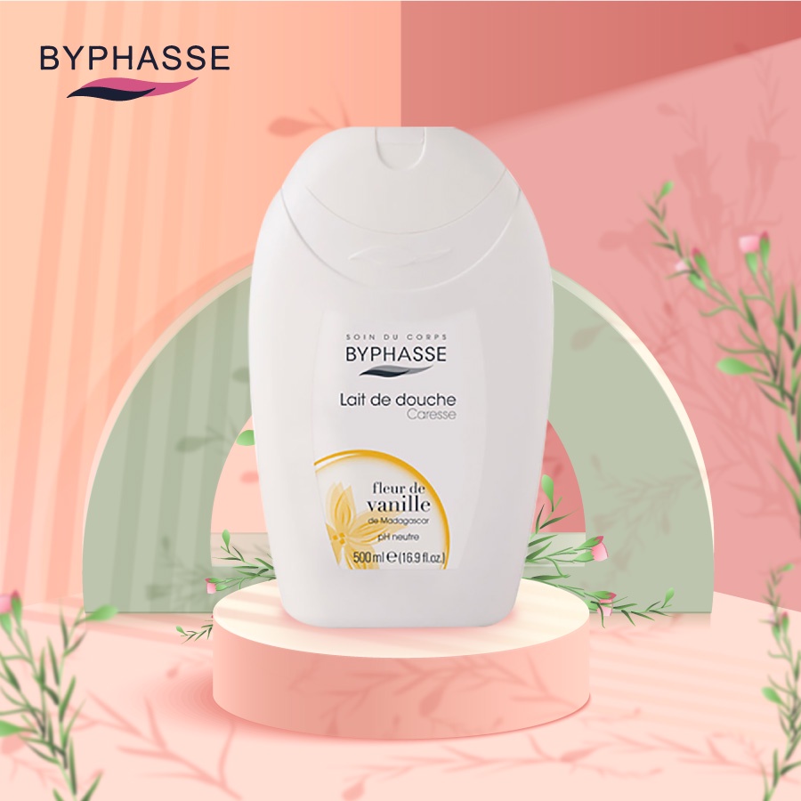 Sữa tắm Byphasse Vanilla 500ml nhập khẩu hương nước hoa tinh tế