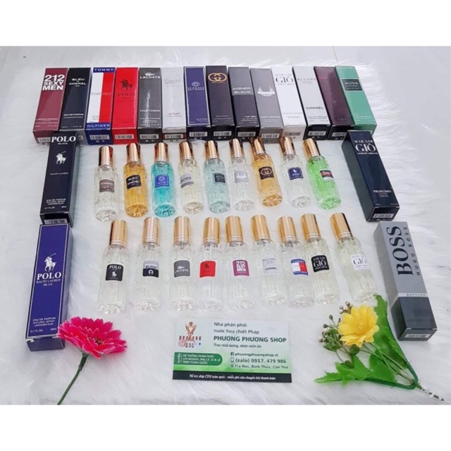 Trọn bộ nước hoa nam quý phái sang chảnh hình thật chụp tại shop