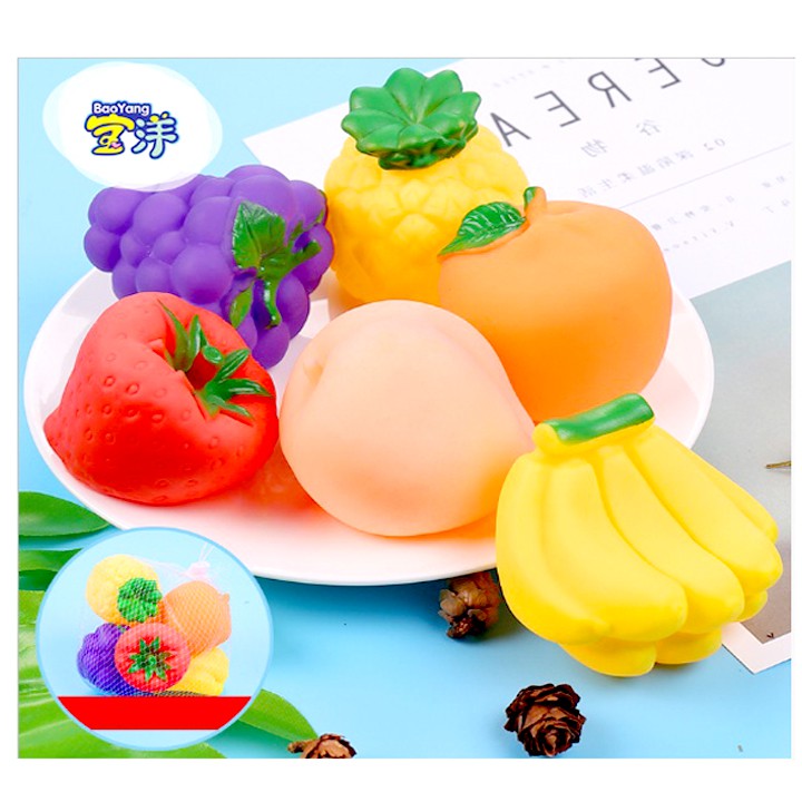 Đồ Chơi Trái Cây 6 Món Sắc Màu Chíp Chíp
