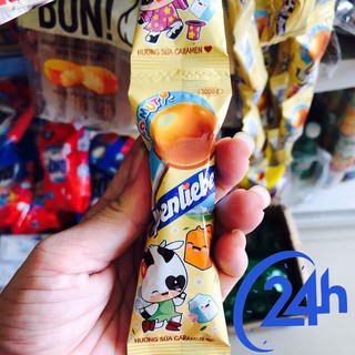 Kẹo mút Alpenliebe hương sữa caramen/ hương dâu kem