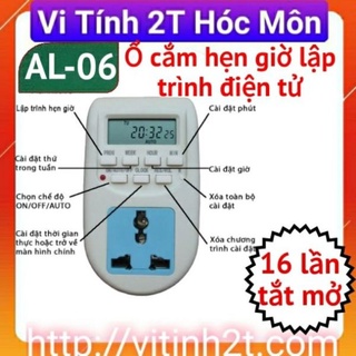Ổ cắm hẹn giờ bật tắt tự động Digital Timer AL-06 220v 10A hàng cao cấp