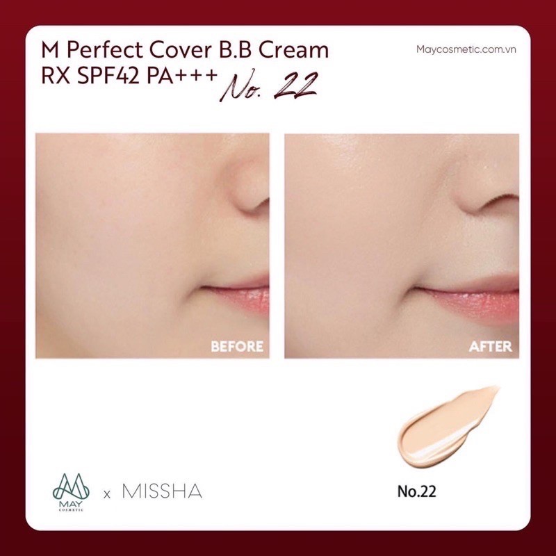 Kem Nền Misha Perfect Cover BB Cream SPF 42/PA +++ | BigBuy360 - bigbuy360.vn