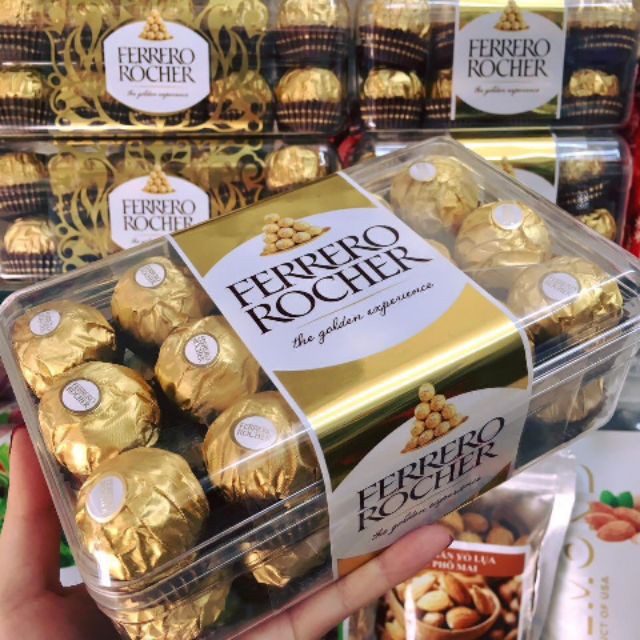 Socola Ferrero rocher 375g-30 viên