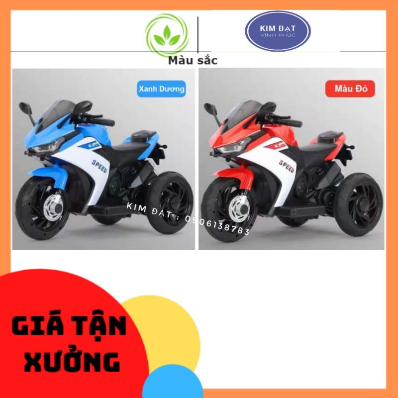 Xe máy điện cho bé r3 618 kiểu dáng thể thao . xe máy phân phối lớn