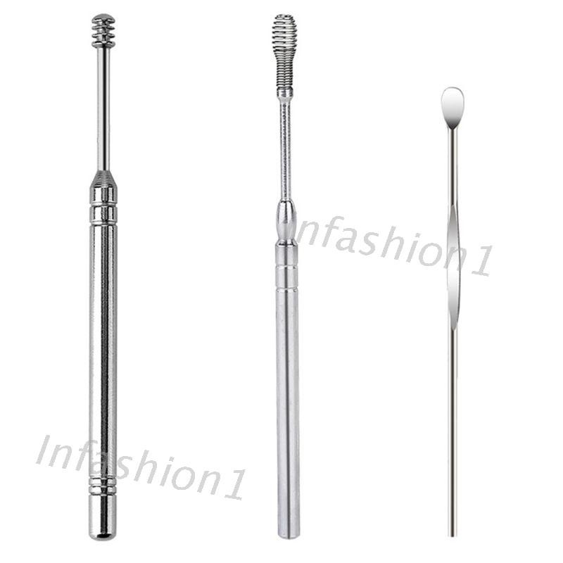 [Hàng mới về] Bộ 6 dụng cụ lấy ráy tai bằng thép không gỉ nhỏ gọn tiện dụng