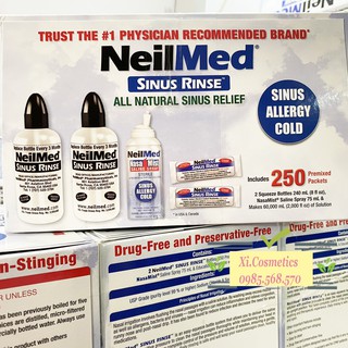 [ Tách lẻ ] Hộp gói muối rửa mũi NeilMed Sinus Rinse