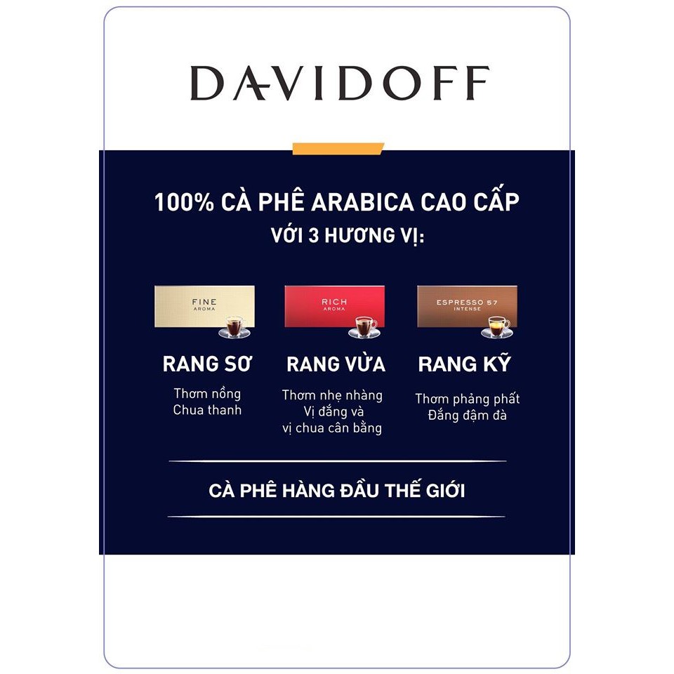 (3 loại) Cà phê hòa tan Davidoff lọ 100gr | BigBuy360 - bigbuy360.vn