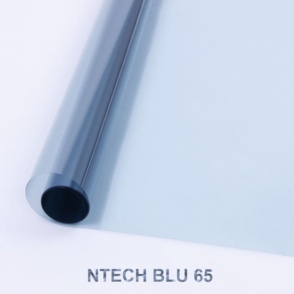 Phim cách nhiệt Ntech BLU65 nhập khẩu Hàn Quốc khổ 1m x 0,92m, dùng cho ô tô và nhà kính, bảo hành chính hãng 10 năm