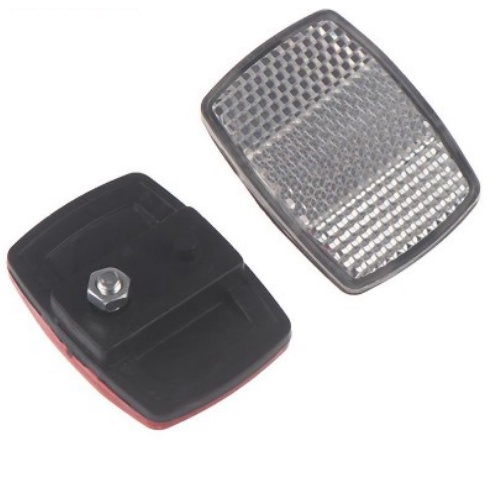 Combo 2 miếng phản quang vuông gắn trước sau xe đạp