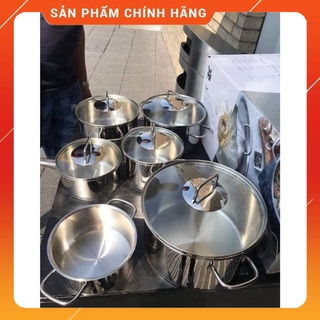 [SALE] Bộ Nồi  WMF Astoria Topfset 6 (Hàng Đức) - BH 12 Tháng
