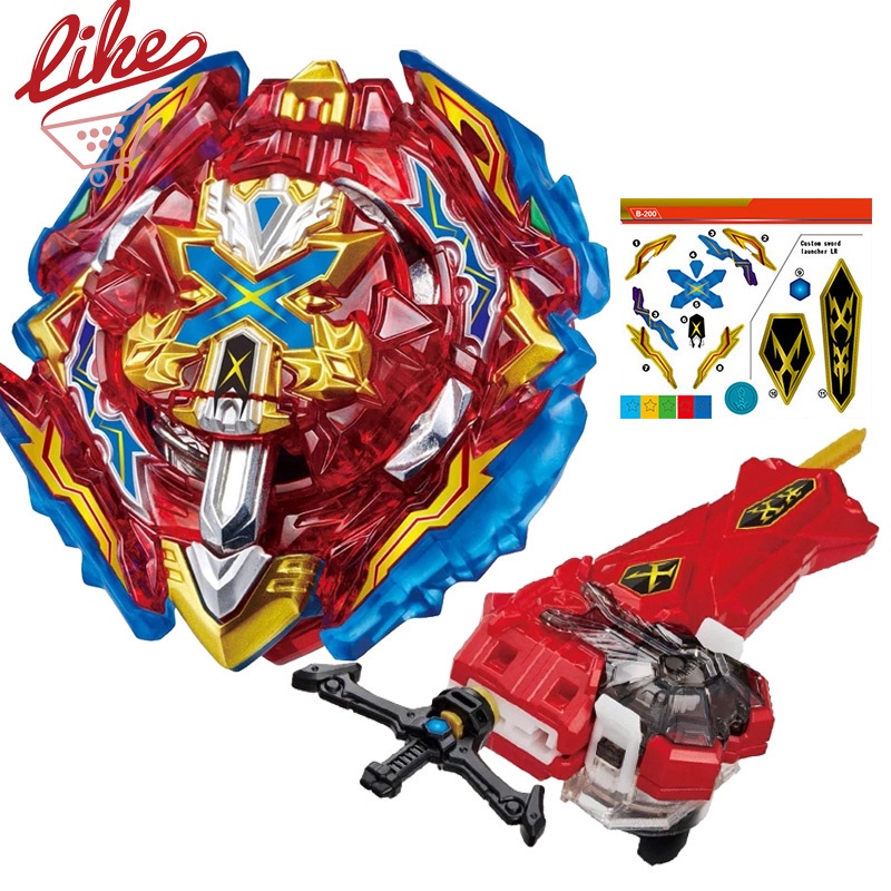 Con Quay Đồ Chơi Beyblade Burst BU B-200 Xiphoid Xcalibur.Xn.Sw '- 1 Sword Launcher B200 Cho Trẻ Em