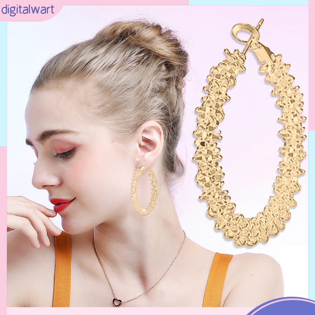 Khuyên Tai Nữ Hình Tròn Thiết Kế Độc Đáo