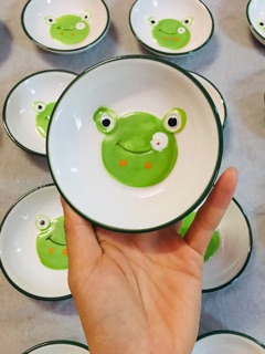 Đĩa sứ cà rốt cute cho bé ăn dặm