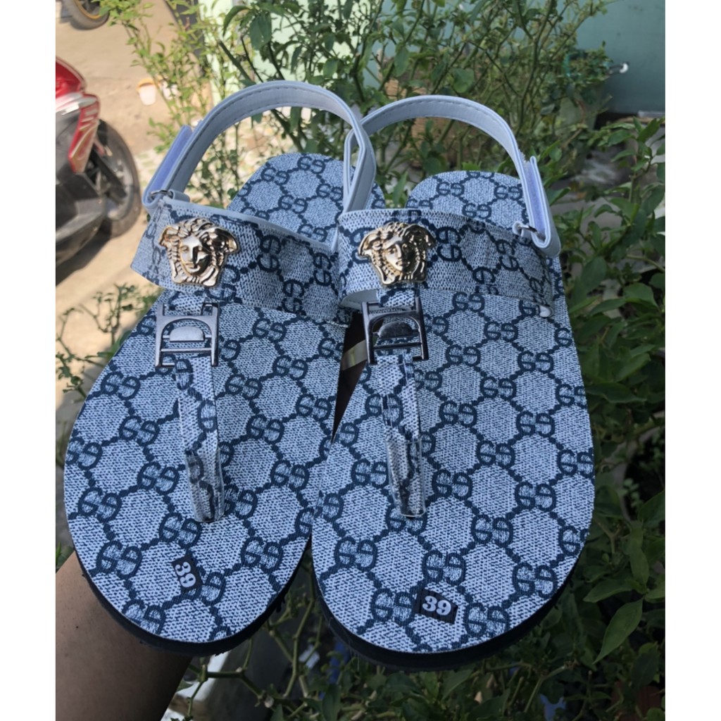 sandal đồng nai  sandal nam nữ đế xanh gg quai hậu cùng màu size từ 35 nữ đến 42 nam đủ màu đủ size ib chọn thêm