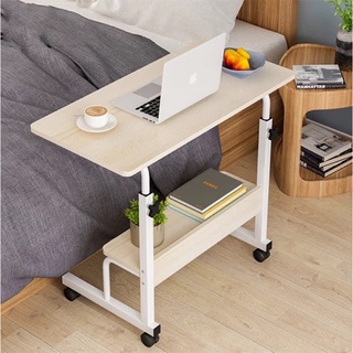 Bàn học và bàn làm việc thông minh đa năng nâng hạ chiều cao và có bánh xe di động thiết kế ngồi giường, ngồi sofa