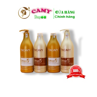 [HÀNG CHÍNH HÃNG]Cặp dầu gội xả TACAVY Collagen 1000ML PHỤC HỒI HƯ TỔN, KHÔ XƠ GÃY RỤNG 🎯️🎯️🎯
