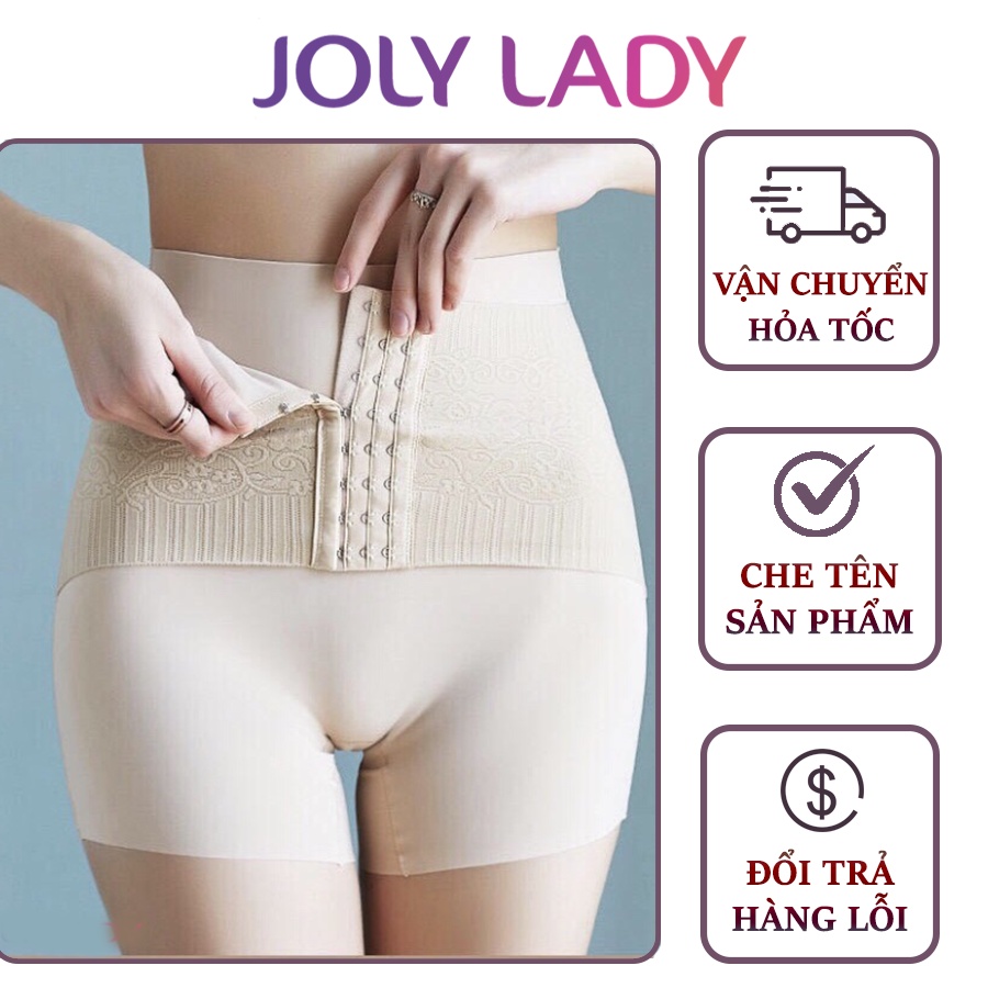 Quần gen bụng đúc su lụa định hình vùng bụng dưới ôm sát tàng hình cao cấp Joly Lady