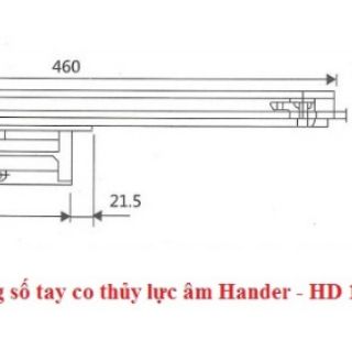 Tay co thủy lực Âm Cửa Hander
