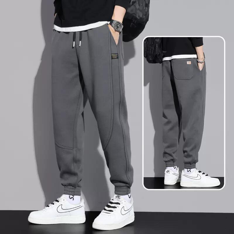 Quần Legging Thể Thao Dệt Kim Dáng Rộng Co Giãn Tốt Thời Trang Xuân Thu Cho Nam