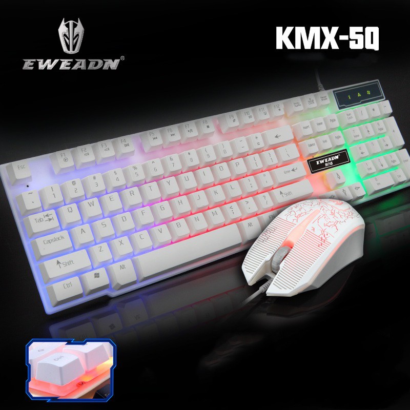 🎁Deal Hot - Freeship🎁 Bộ Bàn Phím Và Chuột Gaming GXM50 Pro Gamer 2019 LED 7 Màu Siêu Đẹp, Nhìn Rõ Chữ Trong Tối | BigBuy360 - bigbuy360.vn