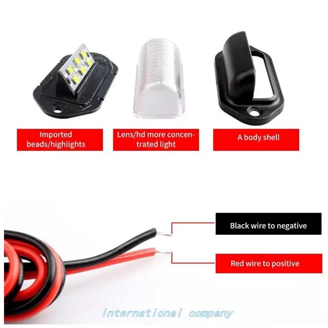 Đèn led soi biển số chạy điện 12,24v