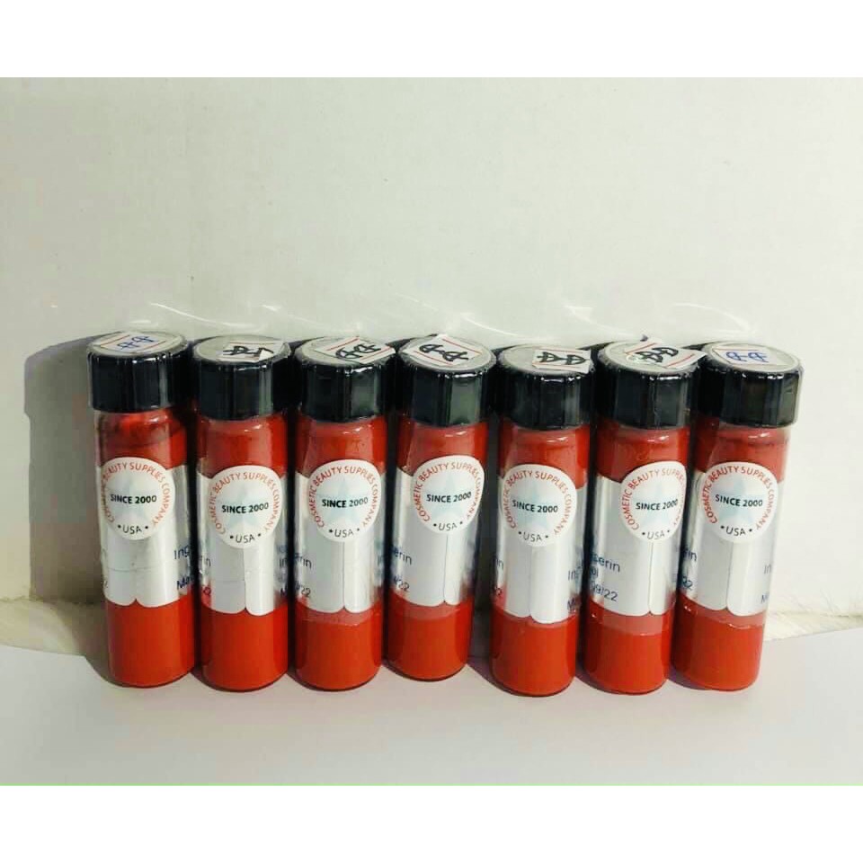 Liner Tem Bạc Mực phun xăm siêu đậm - Mực xăm Liner Tem Vàng môi mày lên màu chuẩn bám màu tốt