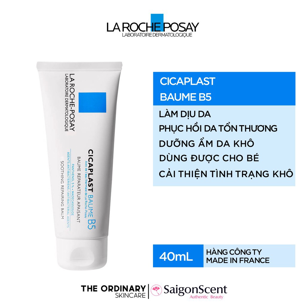 Kem dưỡng phục hồi dịu da La Roche Posay Cicaplast Baume B5 ( 40mL )