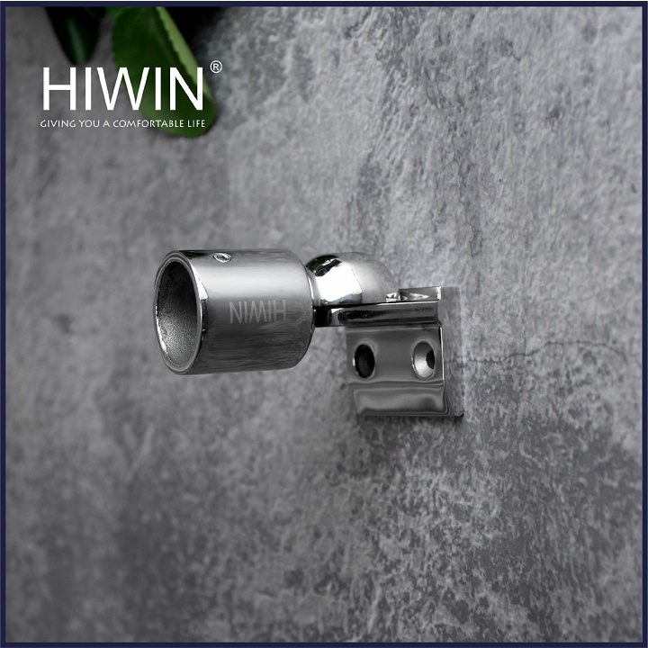 Bát tường di động đa hướng dùng cho phòng tắm kính inox 304 mặt gương phi 25 HIWIN SB-610A